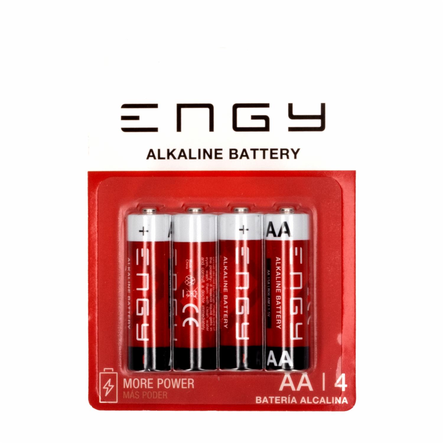 Pilas Alcalinas AA ENGY X 4 Uds