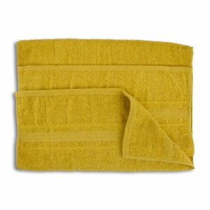 Toalla De Baño Diseño Albizu Amarillo CASAMIGA 120 X 50 Cm