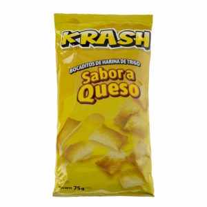 Bocaditos De Harina De Trigo Sabor A Queso KRASH 75 G