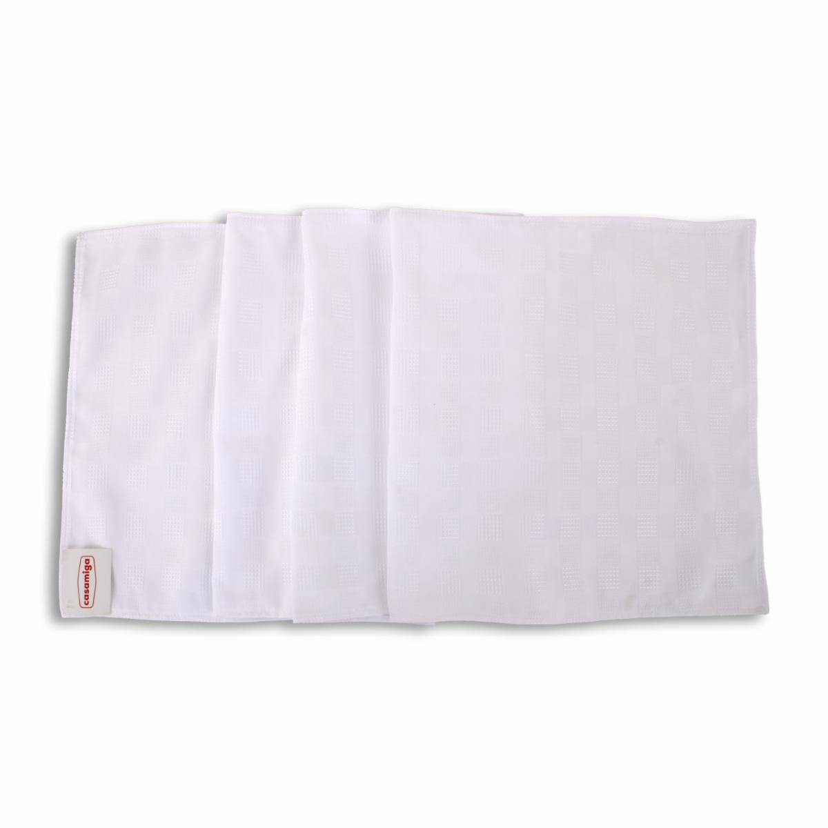 Camino De Mesa Blanco Con Forro CASAMIGA 1 Pieza