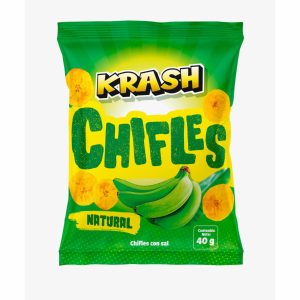 Chifles Natural Con Sal KRASH 40 G