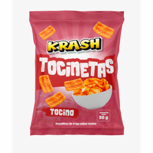 Tocinetas Bocaditos De Trigo Sabor A Tocino KRASH 30 G