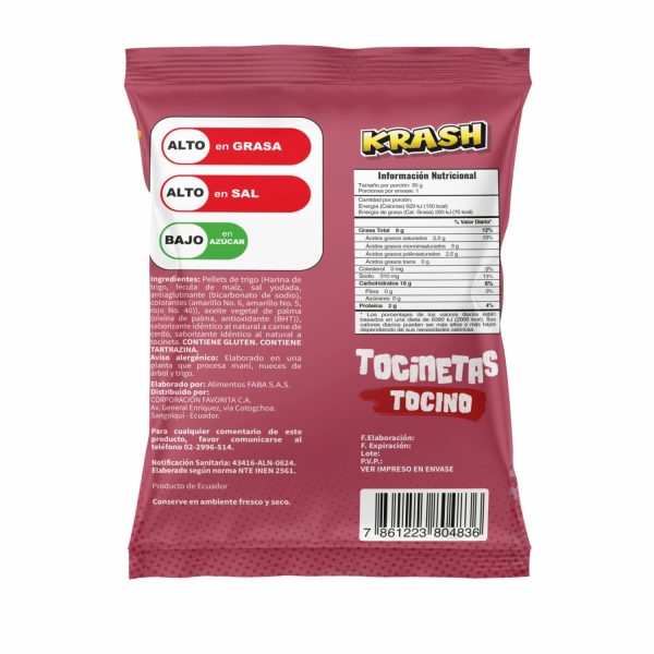 Tocinetas Bocaditos De Trigo Sabor A Tocino KRASH - Image 3
