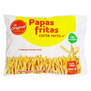 Papas Fritas Corte Recto LA ORIGINAL 500  G