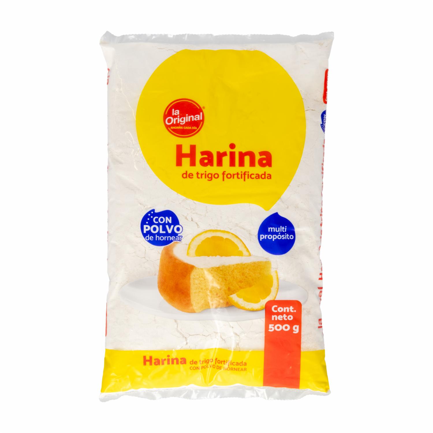 Harina De Trigo Con Polvo De Hornear LA ORIGINAL 500 G