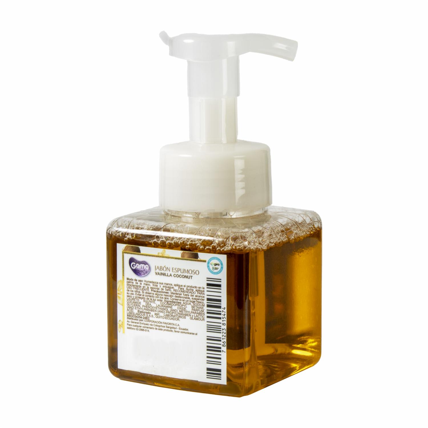 Jabón Líquido Coco Vainilla GAMA 250 Ml - Image 2