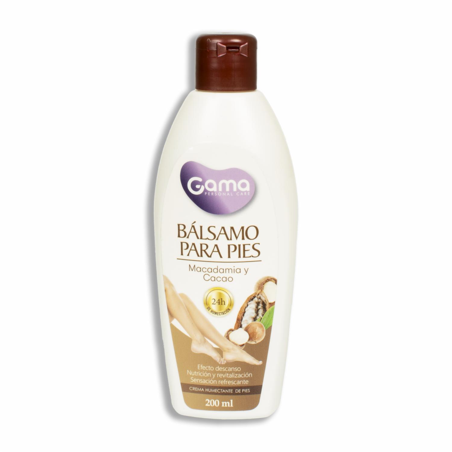 Bálsamo De Pies Cansado Macadamia Y Cacao GAMA 200 Ml
