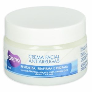 Crema Facial Hidratante Antiarrugas Firmeza Y Elasticidad De Rápida Absorción Para Día Y Noche GAMA 50 Ml