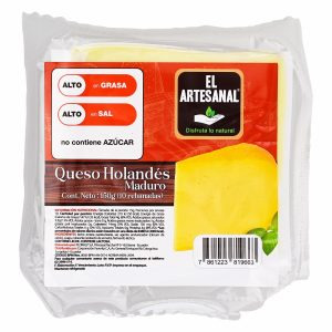 Queso Holandés Rebanado EL ARTESANAL