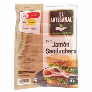 Jamón Sanduchero Tipo III EL ARTESANAL 85 G