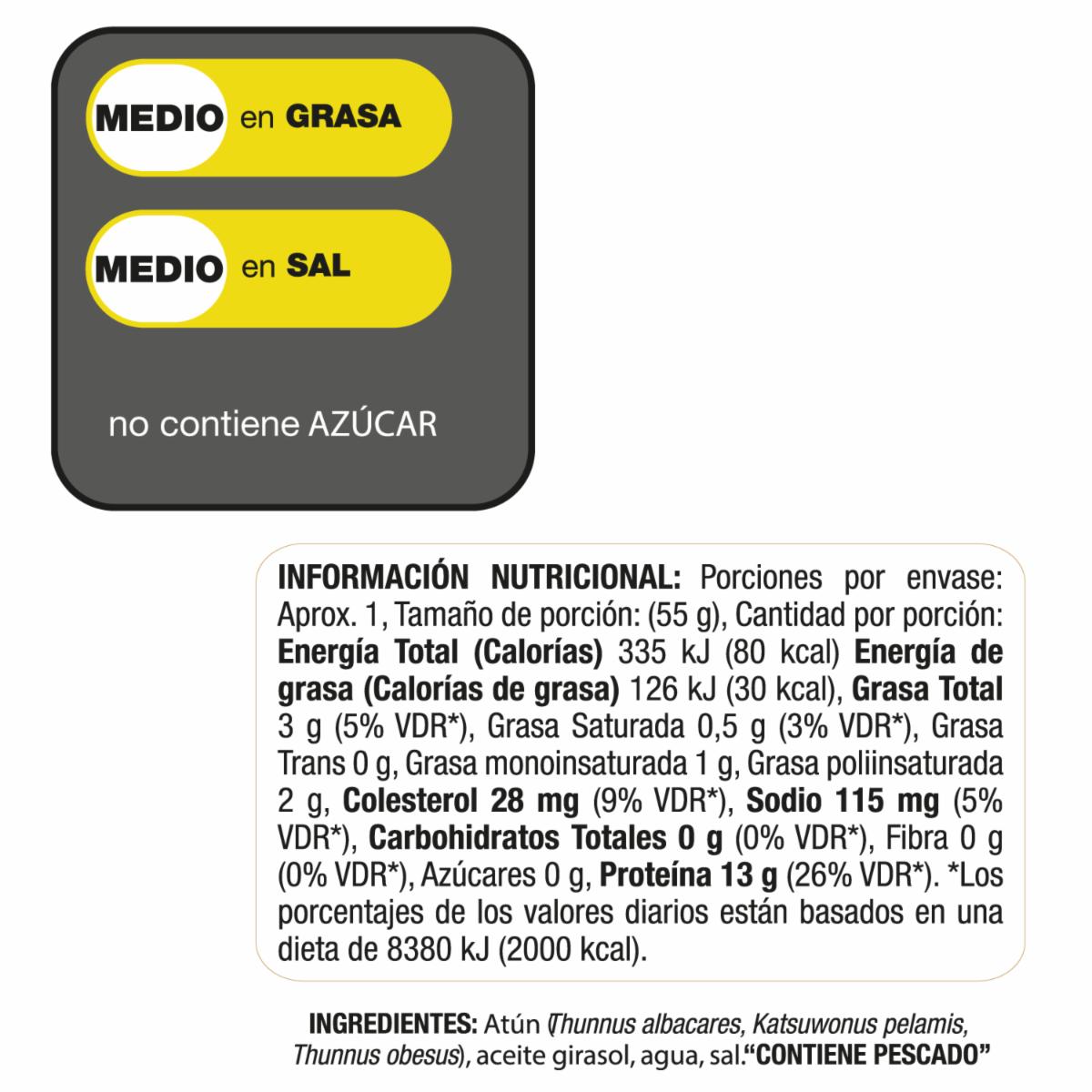 Atún Lomitos En Aceite De Girasol EL ARTESANAL 3 X 80 G - Image 2