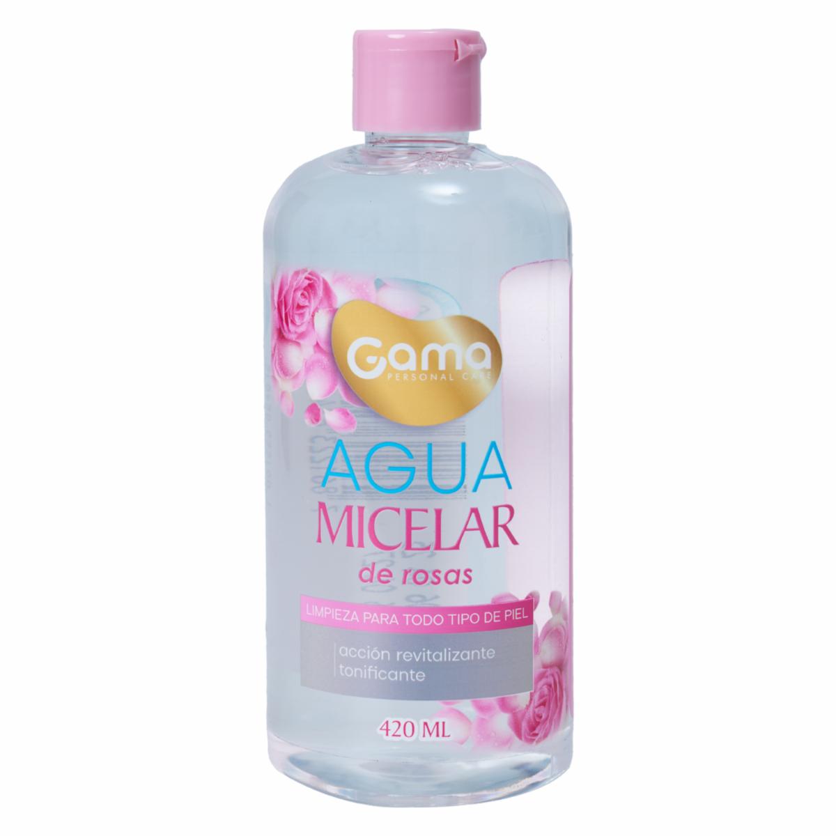 Agua Micellar Desmaquillante De Rosas Para Todo Tipo De Piel GAMA 420 Ml
