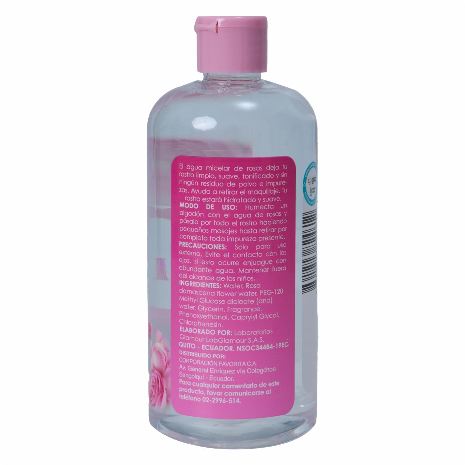 Agua Micellar Desmaquillante De Rosas Para Todo Tipo De Piel GAMA 420 Ml - Image 2