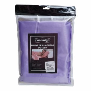 Funda De Almohada Satín Lila CASAMIGA 70X50 CM