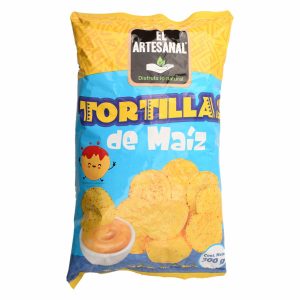 Bocaditos De Tortilla De Maíz Redondos EL ARTESANAL