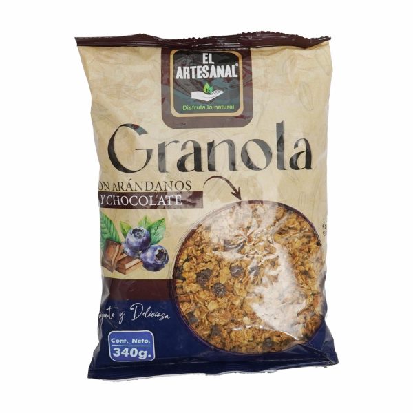 Granola Con Arándanos Y Chocolate EL ARTESANAL 340 G