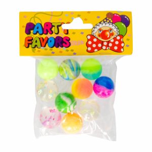 Mini Boli Goma 27 Mm IMPORTADORA CUMPLEAÑOS X 10