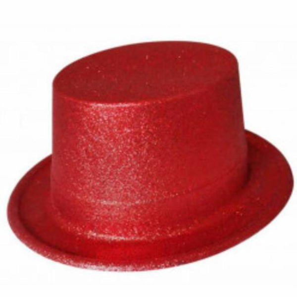Sombrero Escarchado Rojo IMPORTADORA CUMPLEAÑOS