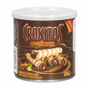 Barquillos De Avellana En Lata CROKITOS 200 G
