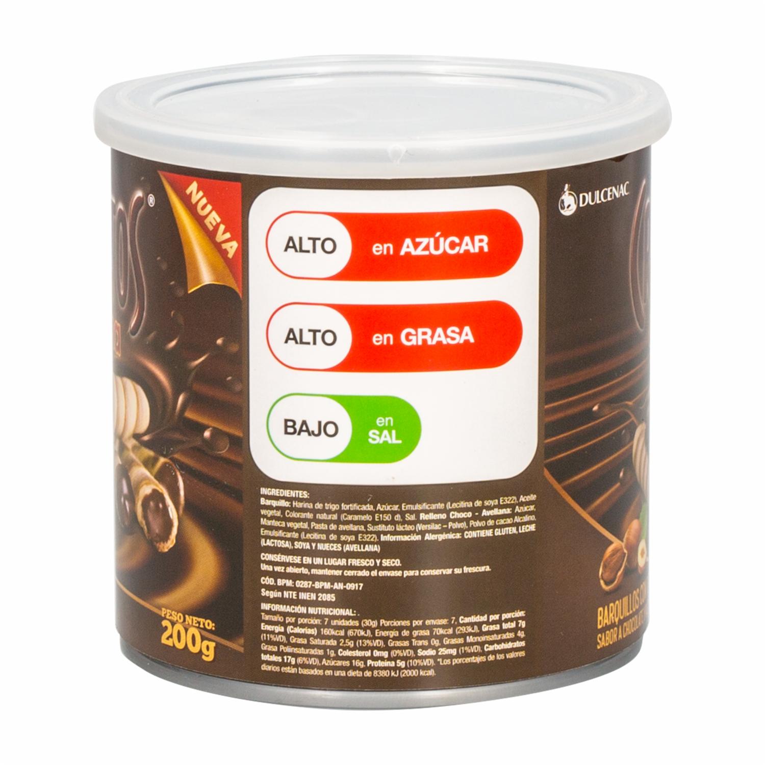 Barquillos De Avellana En Lata CROKITOS 200 G - Image 2