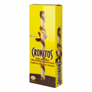 Barquillo Con Relleno Sabor A Chocolate CROKITOS 120 G