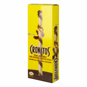 Barquillo Con Relleno Sabor A Chocolate CROKITOS 120 G