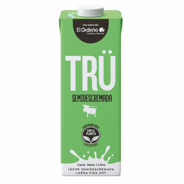 Leche Semidescremada Larga Vida UHT TRÜ