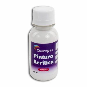 Pintura Acrílica Color Blanco QUIMPEC 100 Ml