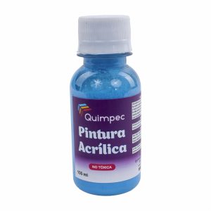 Pintura Acrílica Celeste QUIMPEC 100 Ml