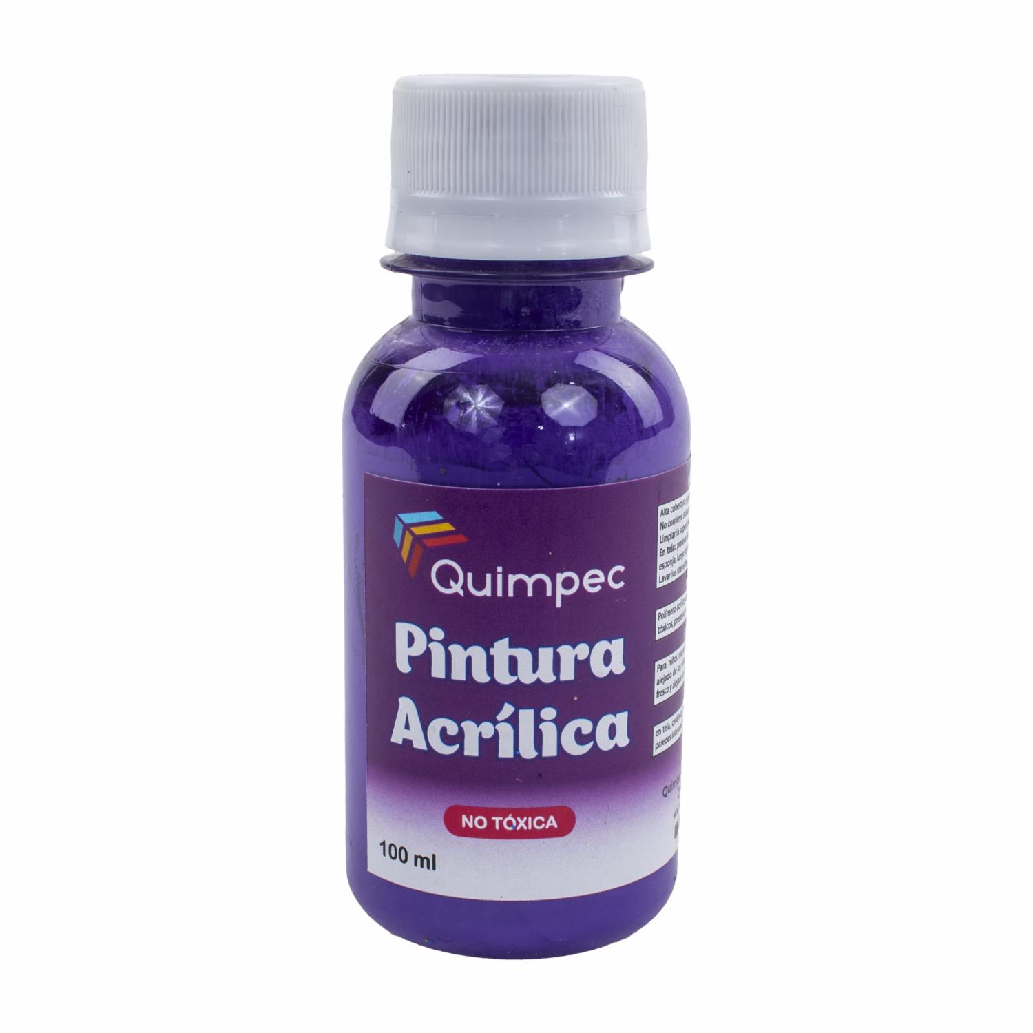 Pintura Acrílica Morado QUIMPEC 100 Ml