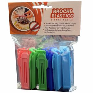 Broche Plástico Chico Para Cerrar Fundas CLAUDIO CANDO X 12 Uds