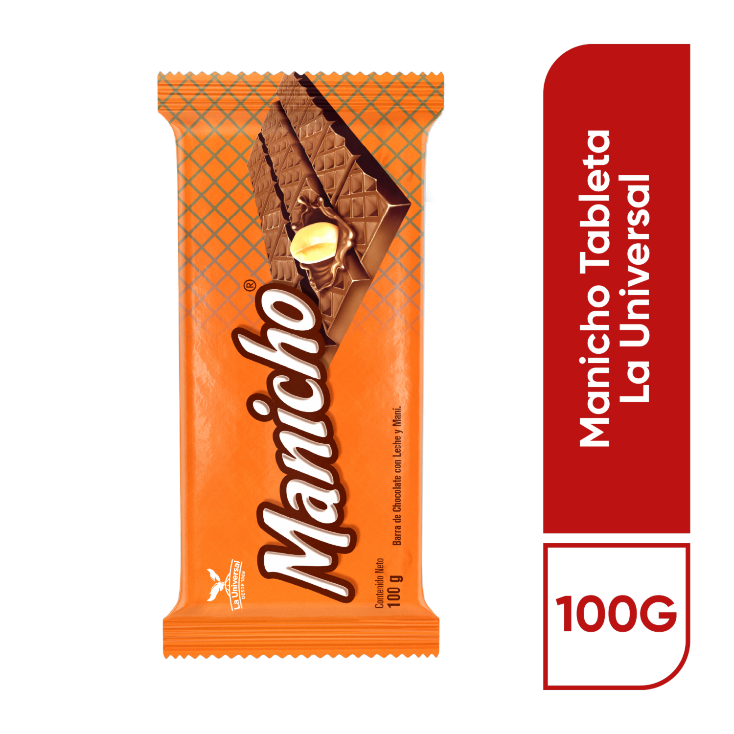 Chocolate En Tableta La Universal MANICHO 100 G