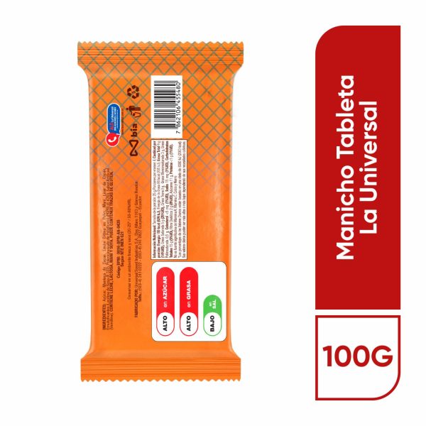 Chocolate En Tableta La Universal MANICHO 100 G - Image 3