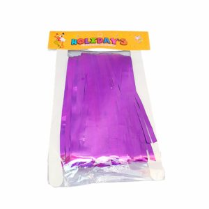 Cortina Decorativa De Fiestas Color Morada HOLIDAY´S