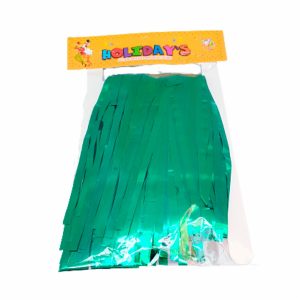 Cortina Decorativa De Fiestas Color Verde HOLIDAY'S 2 Metros