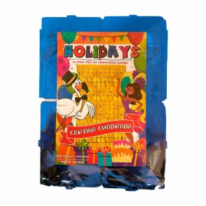 Cortina Cuadrada Azul HOLIDAY'S 1m x 2m