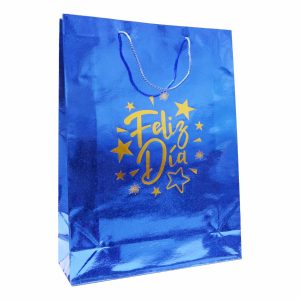 Funda De Regalo Holográfica Feliz Día HOLIDAY'S Extra Grande