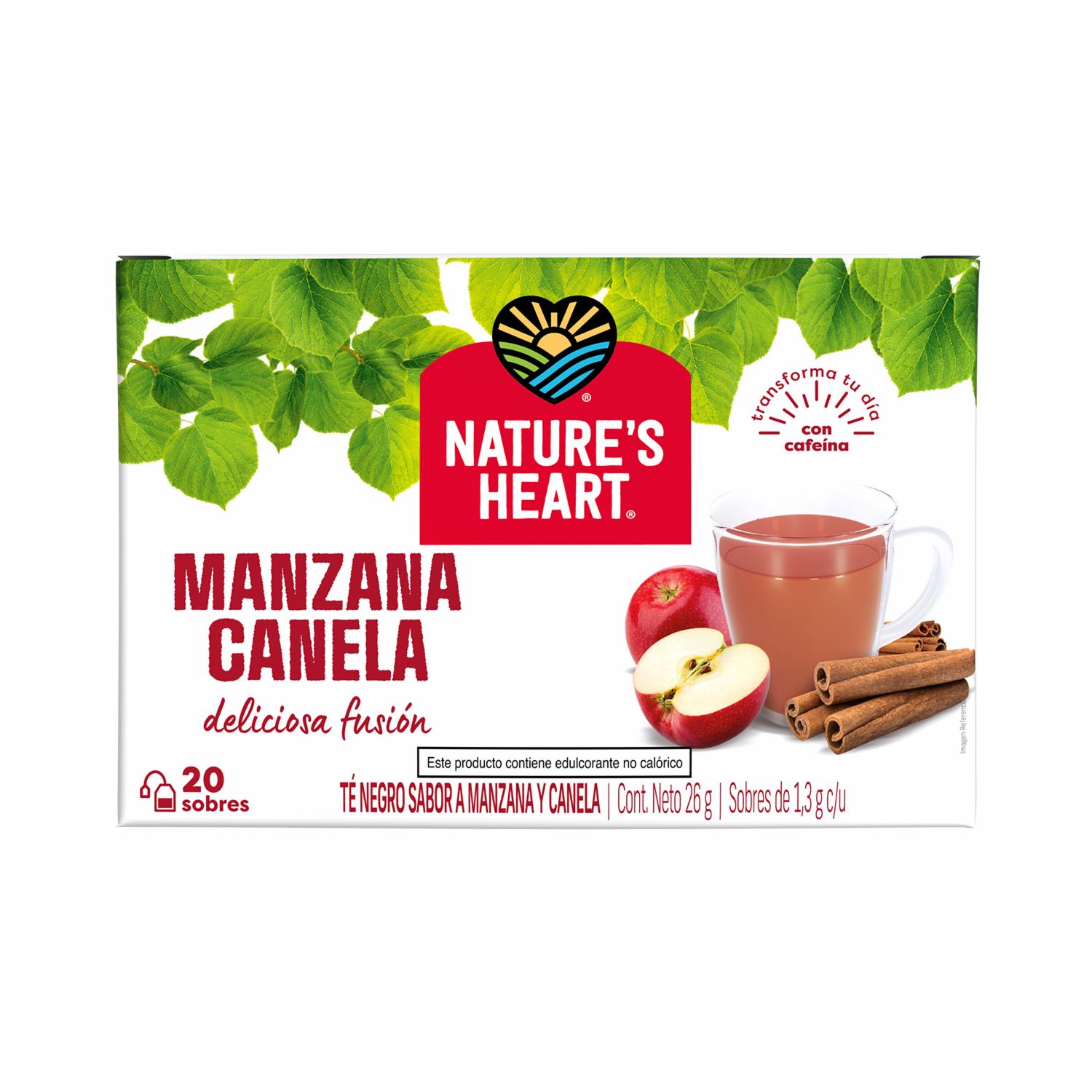 Infusión Manzana Y Canela NATURE´S HEART 20 x 1.30 G