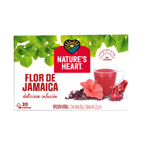 Infusión Flor De Jamaica NATURE´S HEART 20 X 1.30 G