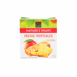 Barra Energética Frutas Tropicales NATURE´S HEART 138 G