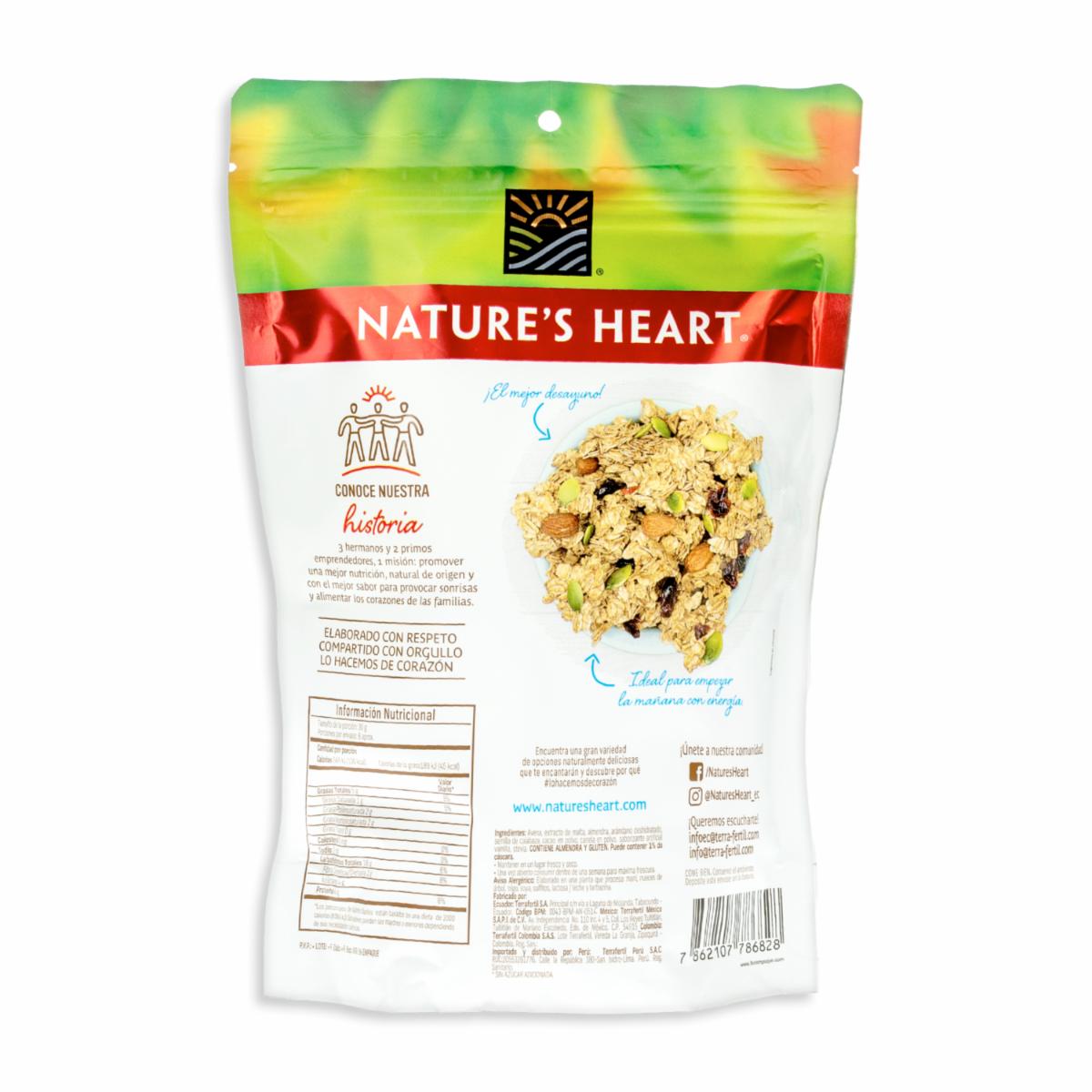 Granola Crocante Sin Azúcar NATURE´S HEART 250 G - Image 3