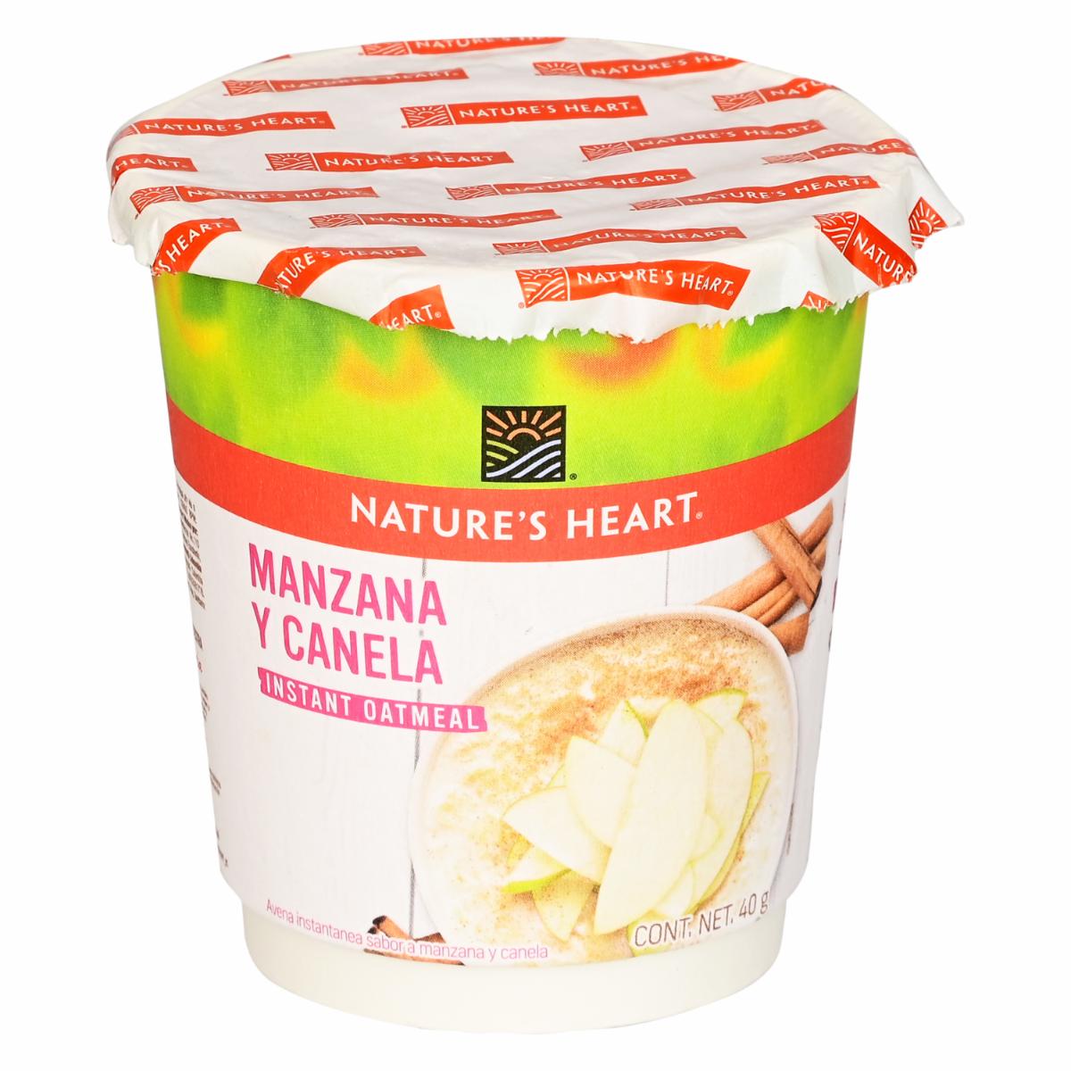 Avena Instantánea Manzana Y Canela NATURE´S HEART 40 G