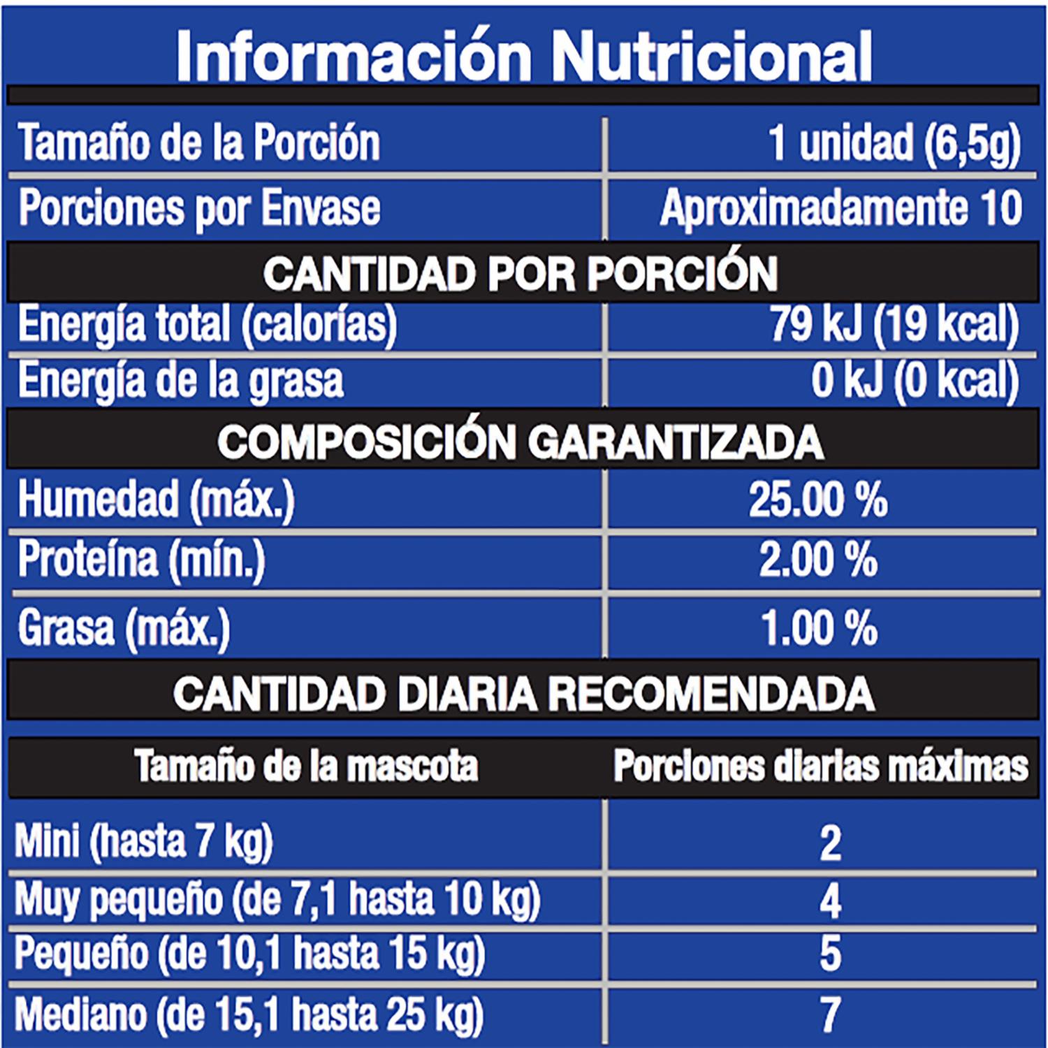 Snack Para Perros Masticable Razas Pequeñas Y Minis Sabor A Pollo Asado CHEWY TOYS 65 G - Image 2