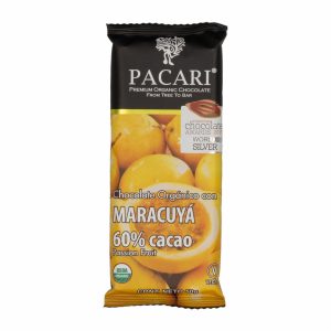 Chocolate Orgánico Con Maracuyá PACCARI Tableta