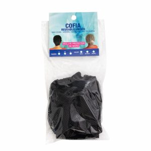 Cofia Reusable Negro ESTAR BIEN Mediana