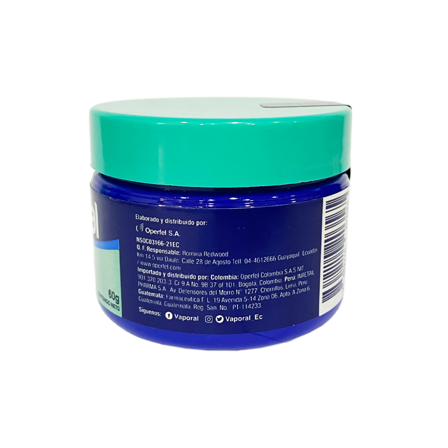 Pomada Original VAPORAL 60 G - Image 2