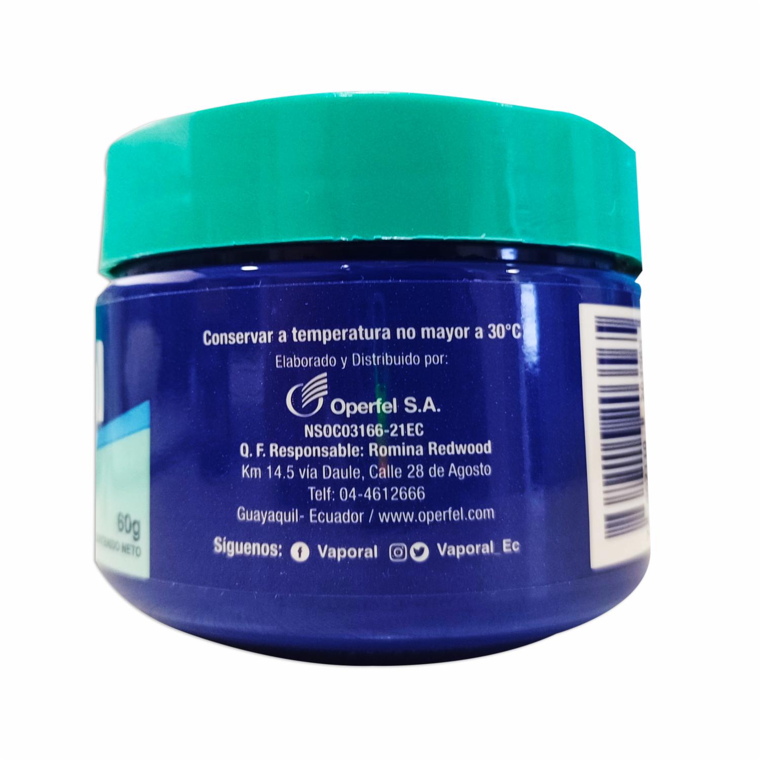 Pomada Mentolada Original VAPORAL 60 G - Image 4