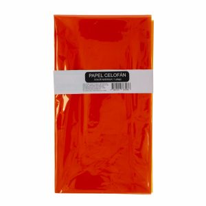 Papel Celofán Naranja En Pliego OIMI 110X96