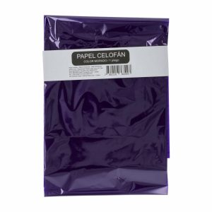 Papel Celofán Tono Morado En Pliego OIMI 110X96