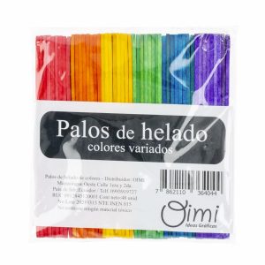 Palos De Helado De Colores OIMI